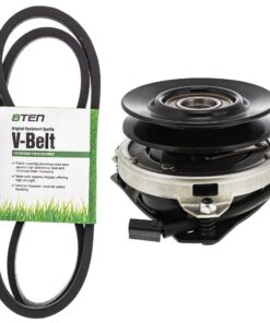 Belt & PTO Clutch Kit for MTD Yard Man Ranch King White Outdoor GT205