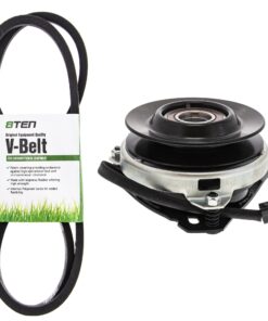 Belt PTO Clutch Kit for MTD Turf Power White Outdoor LT 16 14 FST-15