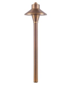 PLB06 12V G4 Snub Low Voltage Heavy Duty Cast Brass Outdoor LED Pathway Light