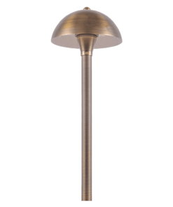 PLB08 Brass LED Globe Low Voltage Pathway Outdoor Landscape Lighting Fixture