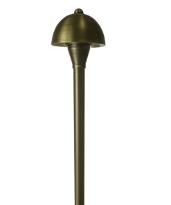 PLB18 Brass LED Mini Globe Lamp Ready Low Voltage Pathway Outdoor Landscape Lighting Fixture