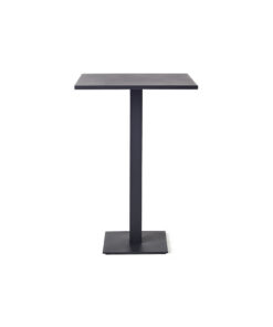 Belvedere Bar Table in Charcoal Aluminum