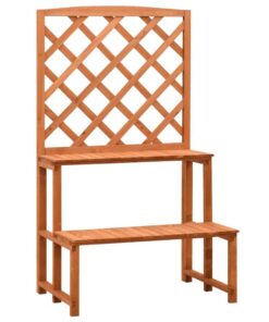 Plant Stand with Trellis, Outdoor Trellis Planters