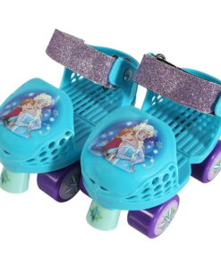 PlayWheels Frozen Rollerskate Junior Size 6-12 with Knee Pads