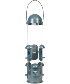 Pennington Squirrel-Resistant Metal Wild Bird Feeder, 4 lbs Seed Capacity